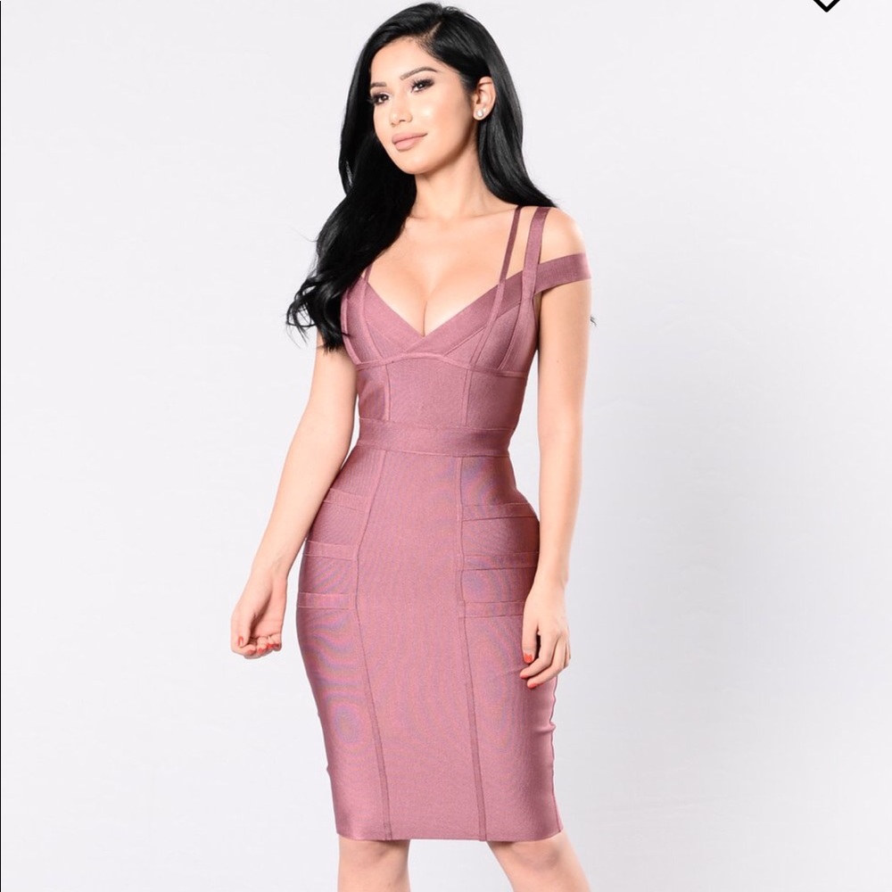 Fashion Nova Lansa Bandage Dress
